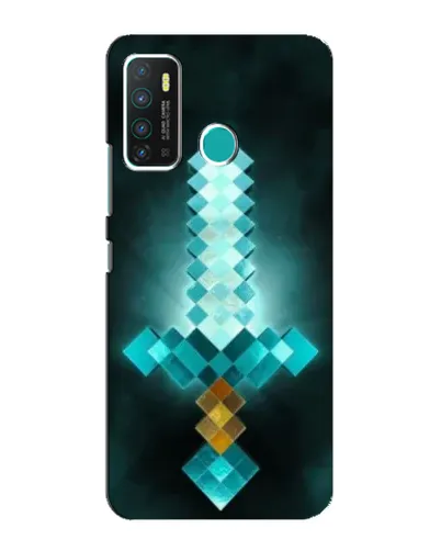 Чохол для Infinix Hot 9 / Hot 9 Pro з картинкою «Алмазний меч неон»