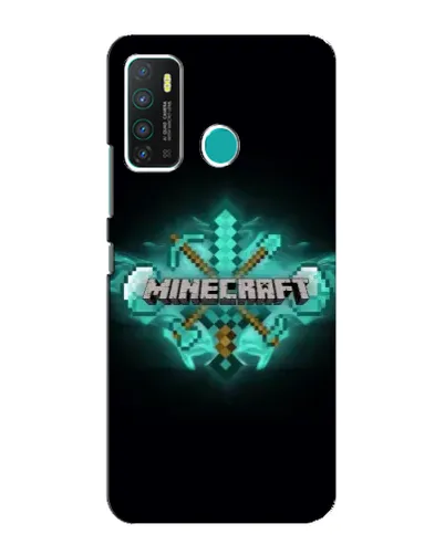 Чохол для Infinix Hot 9 / Hot 9 Pro з картинкою «Minecraft Diamond лого»