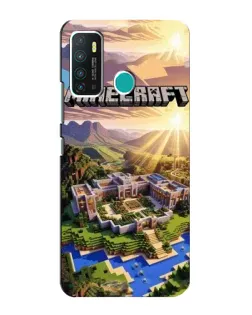 Чохол для Infinix Hot 9 / Hot 9 Pro з картинкою «Minecraft панорама»