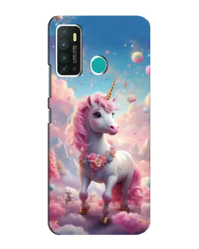 Чехол для Infinix Hot 9 / Hot 9 Pro с картинкой «Единорог среди облаков»