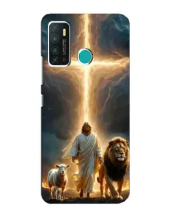 Чехол для Infinix Hot 9 / Hot 9 Pro с картинкой «Лев Иуды и Свет» Чехол для Infinix Hot 9 / Hot 9 Pro с картинкой «Лев Иуды и Свет»
