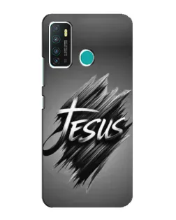 Чехол для Infinix Hot 9 / Hot 9 Pro с картинкой «Надпись Jesus Graffiti»