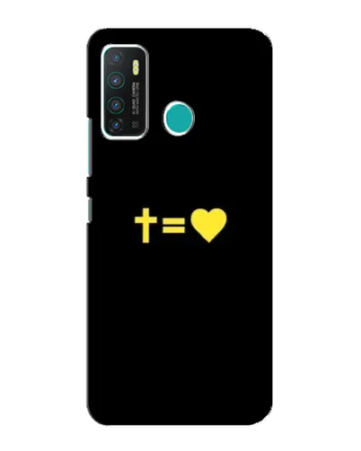 Чехол для Infinix Hot 9 / Hot 9 Pro с картинкой «Сердце и Крест» Чехол для Infinix Hot 9 / Hot 9 Pro с картинкой «Сердце и Крест»