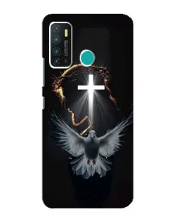 Чехол для Infinix Hot 9 / Hot 9 Pro с картинкой «Голубь и Свет»