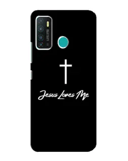 Чехол для Infinix Hot 9 / Hot 9 Pro с картинкой «Иисус любит тебя»
