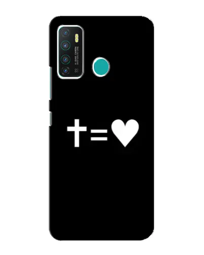 Чехол для Infinix Hot 9 / Hot 9 Pro с картинкой «Крест и Сердце» Чехол для Infinix Hot 9 / Hot 9 Pro с картинкой «Крест и Сердце»