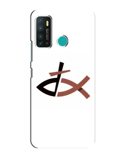 Чехол для Infinix Hot 9 / Hot 9 Pro с картинкой «Рыба и крест» Чехол для Infinix Hot 9 / Hot 9 Pro с картинкой «Рыба и крест»