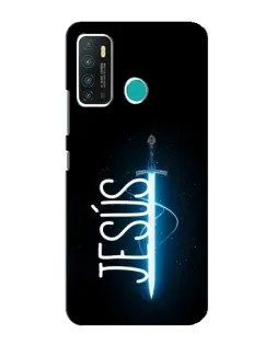 Чехол для Infinix Hot 9 / Hot 9 Pro с картинкой «Меч Духа Jesus»