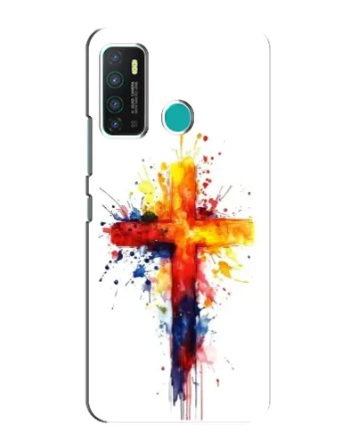 Чехол для Infinix Hot 9 / Hot 9 Pro с картинкой «Акварельный крест» Чехол для Infinix Hot 9 / Hot 9 Pro с картинкой «Акварельный крест»