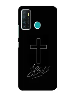 Чохол для Infinix Hot 9 / Hot 9 Pro з картинкою «Графічний хрест Jesus» Чохол для Infinix Hot 9 / Hot 9 Pro з картинкою «Графічний хрест Jesus»