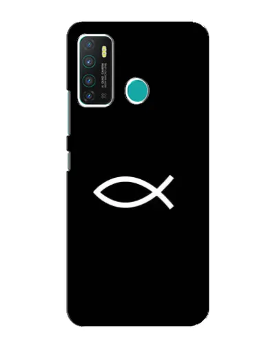 Чохол для Infinix Hot 9 / Hot 9 Pro з картинкою «Символ риби Jesus» Чохол для Infinix Hot 9 / Hot 9 Pro з картинкою «Символ риби Jesus»