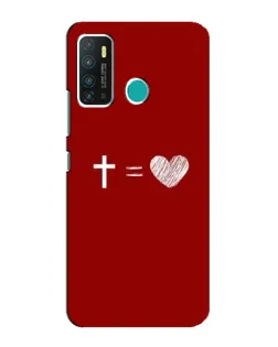 Чохол для Infinix Hot 9 / Hot 9 Pro з картинкою «Рівняння любові» Чохол для Infinix Hot 9 / Hot 9 Pro з картинкою «Рівняння любові»