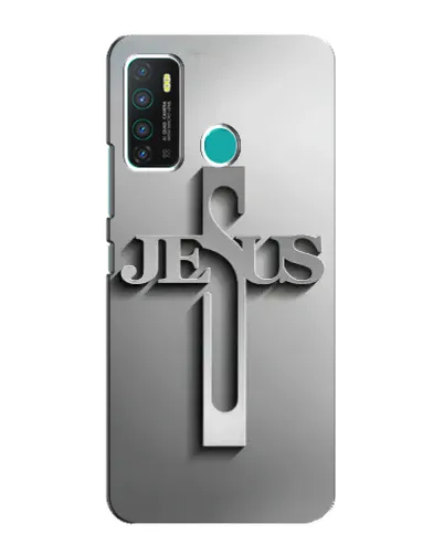 Чохол для Infinix Hot 9 / Hot 9 Pro з картинкою «Металевий хрест Jesus» Чохол для Infinix Hot 9 / Hot 9 Pro з картинкою «Металевий хрест Jesus»