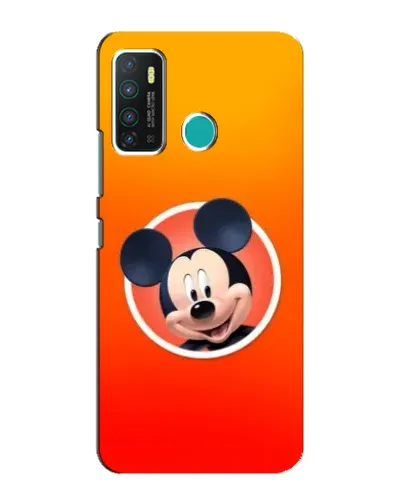 Чехол для Infinix Hot 9 / Hot 9 Pro с картинкой «Mickey в круге»