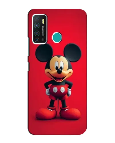 Чехол для Infinix Hot 9 / Hot 9 Pro с картинкой «Mickey в полный рост»