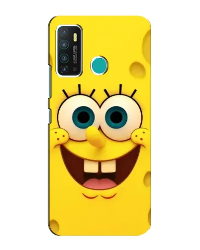 Чохол для Infinix Hot 9 / Hot 9 Pro з картинкою «Губка Боб посмішка»