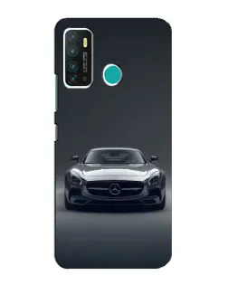 Чехол для Infinix Hot 9 / Hot 9 Pro с картинкой «Mercedes на черном»