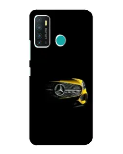 Чехол для Infinix Hot 9 / Hot 9 Pro с картинкой «Mercedes — ретро стиль»