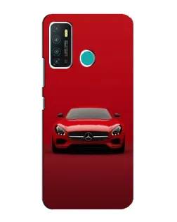 Чехол для Infinix Hot 9 / Hot 9 Pro с картинкой «Красный Mercedes AMG»