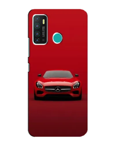 Чехол для Infinix Hot 9 / Hot 9 Pro с картинкой «Красный Mercedes AMG»