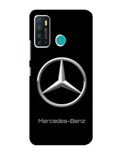 Чехол для Infinix Hot 9 / Hot 9 Pro с картинкой «Mercedes Silver Logo»