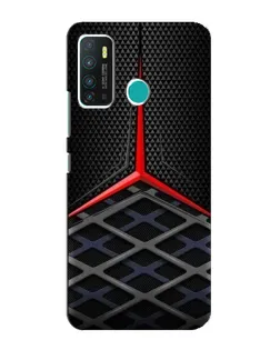 Чехол для Infinix Hot 9 / Hot 9 Pro с картинкой «Mercedes Carbon Grid»