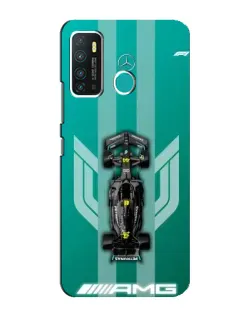 Чехол для Infinix Hot 9 / Hot 9 Pro с картинкой «Mercedes AMG Petronas»