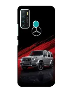 Чехол для Infinix Hot 9 / Hot 9 Pro с картинкой «Mercedes G-Class красный»