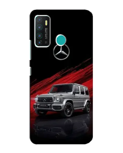 Чехол для Infinix Hot 9 / Hot 9 Pro с картинкой «Mercedes G-Class красный»