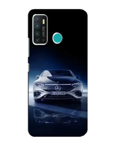 Чехол для Infinix Hot 9 / Hot 9 Pro с картинкой «Ночной Mercedes EQ»