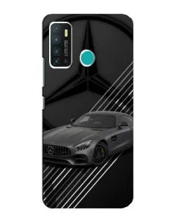 Чехол для Infinix Hot 9 / Hot 9 Pro с картинкой «Mercedes AMG — графика»