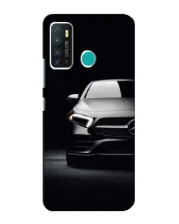 Чехол для Infinix Hot 9 / Hot 9 Pro с картинкой «Свет фар Mercedes»
