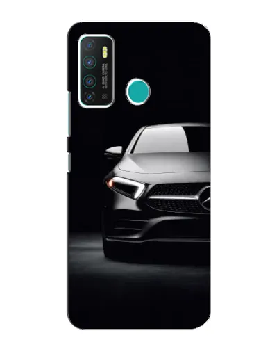 Чехол для Infinix Hot 9 / Hot 9 Pro с картинкой «Свет фар Mercedes»