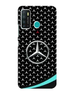 Чехол для Infinix Hot 9 / Hot 9 Pro с картинкой «Mercedes — бирюзовый акцент»