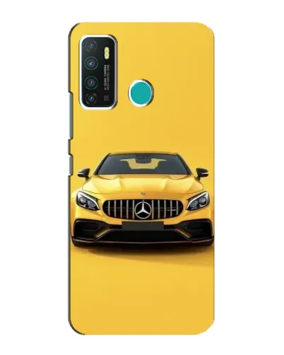 Чехол для Infinix Hot 9 / Hot 9 Pro с картинкой «Желтый Mercedes GT»