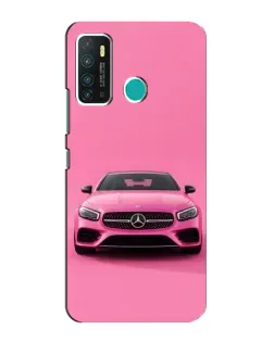 Чехол для Infinix Hot 9 / Hot 9 Pro с картинкой «Розовый Mercedes AMG»