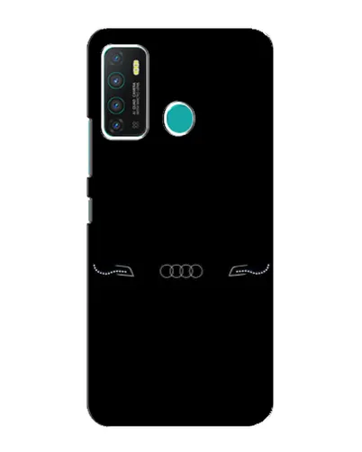 Чехол для Infinix Hot 9 / Hot 9 Pro с картинкой «Audi — световой подпись»