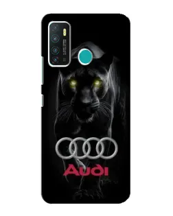 Чехол для Infinix Hot 9 / Hot 9 Pro с картинкой «Пантера и Audi»