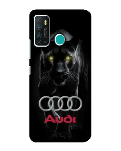 Чехол для Infinix Hot 9 / Hot 9 Pro с картинкой «Пантера и Audi»