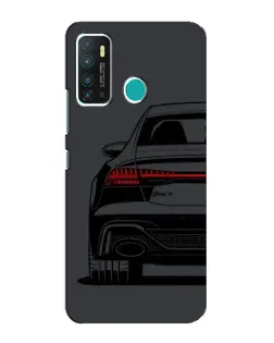 Чехол для Infinix Hot 9 / Hot 9 Pro с картинкой «Задняя часть Audi — арт»