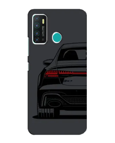 Чехол для Infinix Hot 9 / Hot 9 Pro с картинкой «Задняя часть Audi — арт»