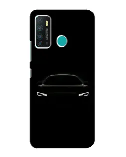 Чехол для Infinix Hot 9 / Hot 9 Pro с картинкой «Взгляд Audi в темноте»