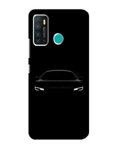 Чехол для Infinix Hot 9 / Hot 9 Pro с картинкой «Взгляд Audi в темноте»
