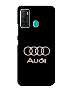 Чехол для Infinix Hot 9 / Hot 9 Pro с картинкой «Audi — золотой логотип»