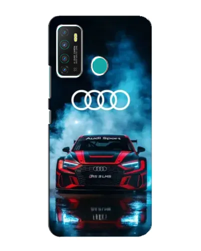 Чехол для Infinix Hot 9 / Hot 9 Pro с картинкой «Audi Sport — неон»