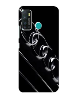 Чехол для Infinix Hot 9 / Hot 9 Pro с картинкой «Audi — абстрактные кольца»