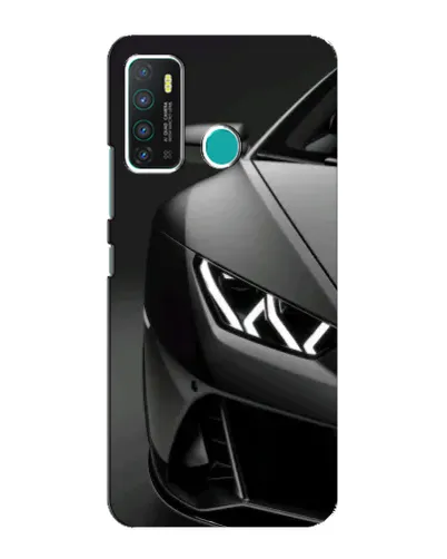 Чехол для Infinix Hot 9 / Hot 9 Pro с картинкой «Lamborghini фары детализация»