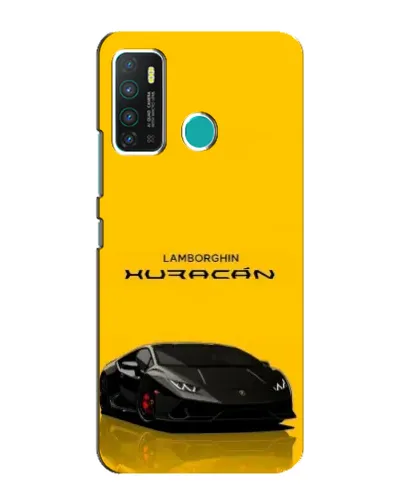 Чехол для Infinix Hot 9 / Hot 9 Pro с картинкой «Lamborghini Huracan черный»