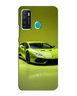 Чехол для Infinix Hot 9 / Hot 9 Pro с картинкой «Салатовый Lamborghini Huracan»