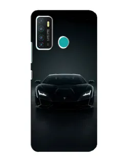 Чехол для Infinix Hot 9 / Hot 9 Pro с картинкой «Черный Lamborghini Aventador»